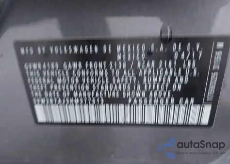 2017 Volkswagen Jetta 1.4T S from USA, damaged, VIN 3VW2B7AJ3HM377513